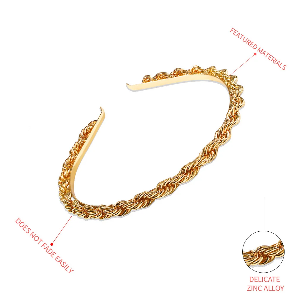 Women Bezel Head Hoop Alloy Chain Interlocking golden Metal Headband Headwear Fashion Twist Hair Accessories 2020 New Style
Women Bezel Head Hoop Alloy Chain Interlocking golden Metal Headband Headwear Fashion Twist Hair Accessories 2020 New Style