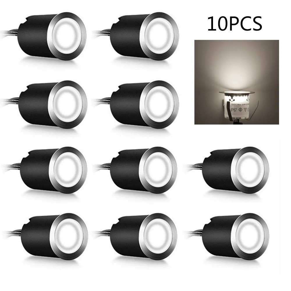 1-16Pcs LED Deck Lights DC 12V 2835 SMD IP67 Waterproof Underground Lamp Outdoor Spotlight for Garden Pathway Landscape Lighting
1-16Pcs LED Deck Lights DC 12V 2835 SMD IP67 Waterproof Underground Lamp Outdoor Spotlight for Garden Pathway Landscape Lighting