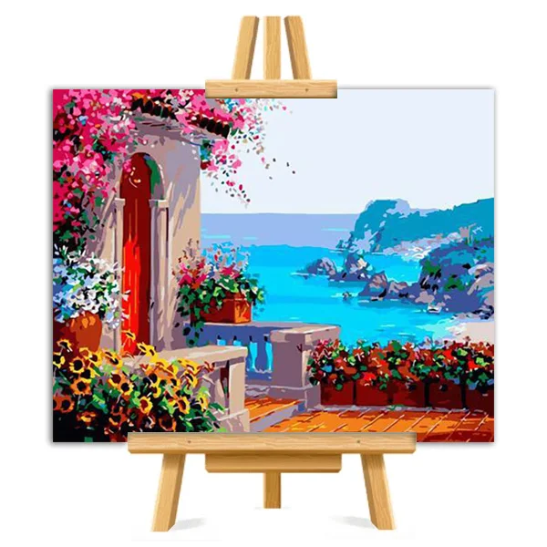 Flower house sea view Picture DIY Painting By Numbers Colouring Zero Basis HandPainted Oil Painting Unique Gift Home Decor
Flower house sea view Picture DIY Painting By Numbers Colouring Zero Basis HandPainted Oil Painting Unique Gift Home Decor