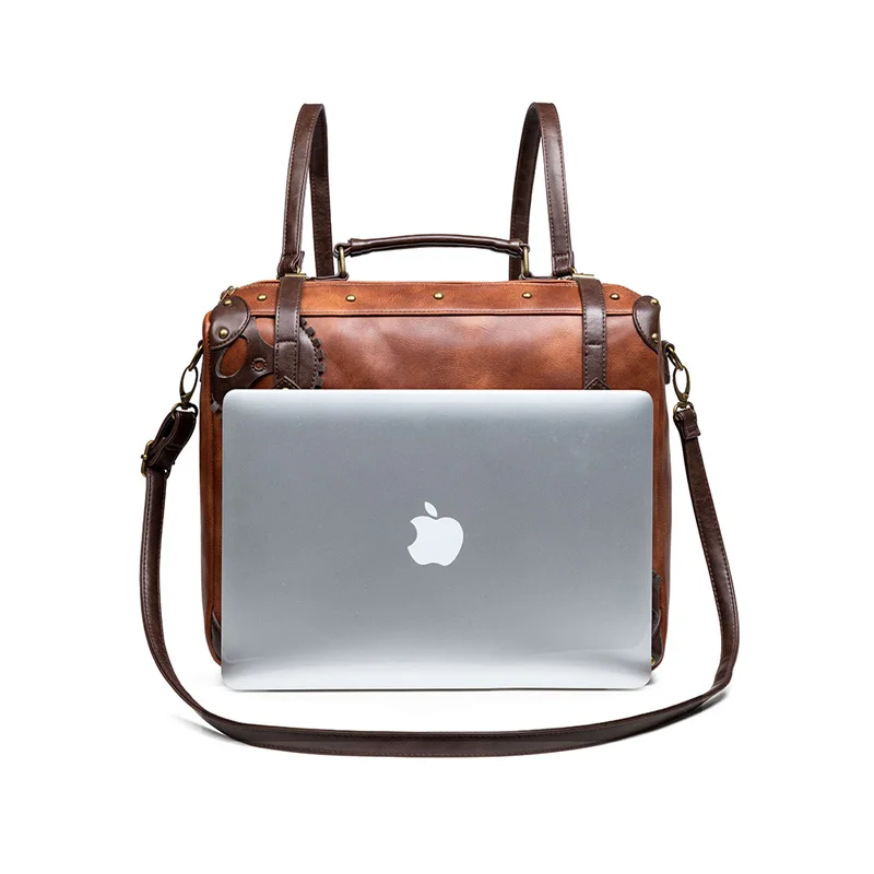 Steampunk Medieval Accessories Cosplay Retro Style Large-Capacity Hit Color Unisex Messenger Bag Portable Shoulder Computer Bag
Steampunk Medieval Accessories Cosplay Retro Style Large-Capacity Hit Color Unisex Messenger Bag Portable Shoulder Computer Bag