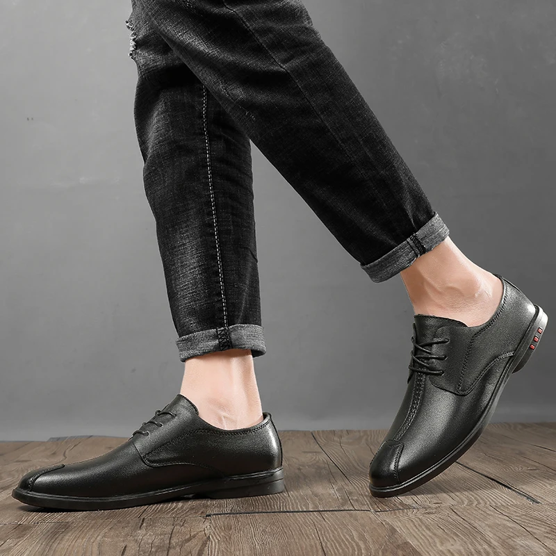 Men Leisure Shoes Mens Casual Shoes Hot Sale Men Black Zapatos Casuales Para Hombre De Cuero Leather Fashion Men's Spring
Men Leisure Shoes Mens Casual Shoes Hot Sale Men Black Zapatos Casuales Para Hombre De Cuero Leather Fashion Men's Spring