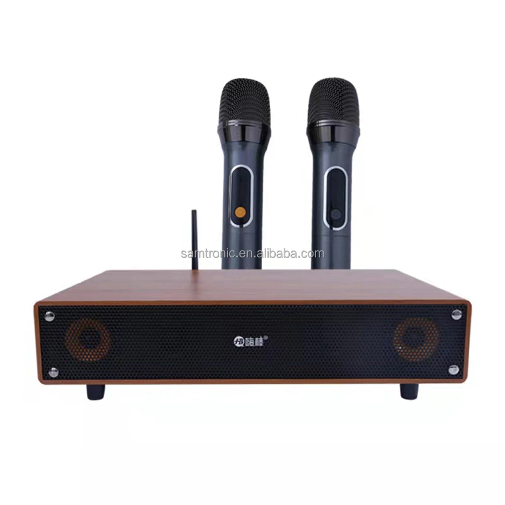 samtromic Android TV Box PC Home KTV Mini Karaoke Echo Mixer System Digital Soundbar soundbox Singing Machine + 2 Wireless Micr
samtromic Android TV Box PC Home KTV Mini Karaoke Echo Mixer System Digital Soundbar soundbox Singing Machine + 2 Wireless Micr