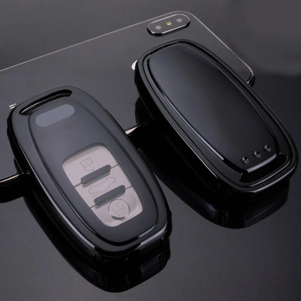 New TPU Car Key Case Car Smart Remote Key Soft Fully Cover Car Key Protective Shell For A6L Q5 A3 A7 A8L A4L Auto Accessories
New TPU Car Key Case Car Smart Remote Key Soft Fully Cover Car Key Protective Shell For A6L Q5 A3 A7 A8L A4L Auto Accessories