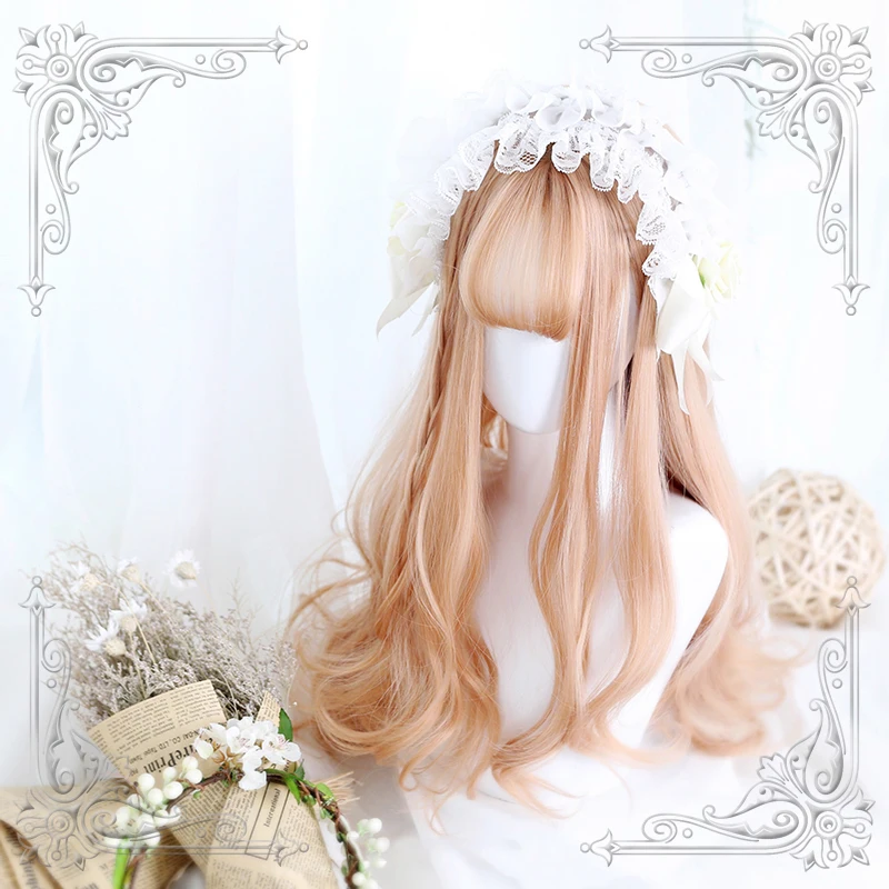 High Quality Lolita 65Cm+ Warm Oil Air Bangs Daily Girl Synthetic Wig High Temperature Fibre Cosplay Party
High Quality Lolita 65Cm+ Warm Oil Air Bangs Daily Girl Synthetic Wig High Temperature Fibre Cosplay Party