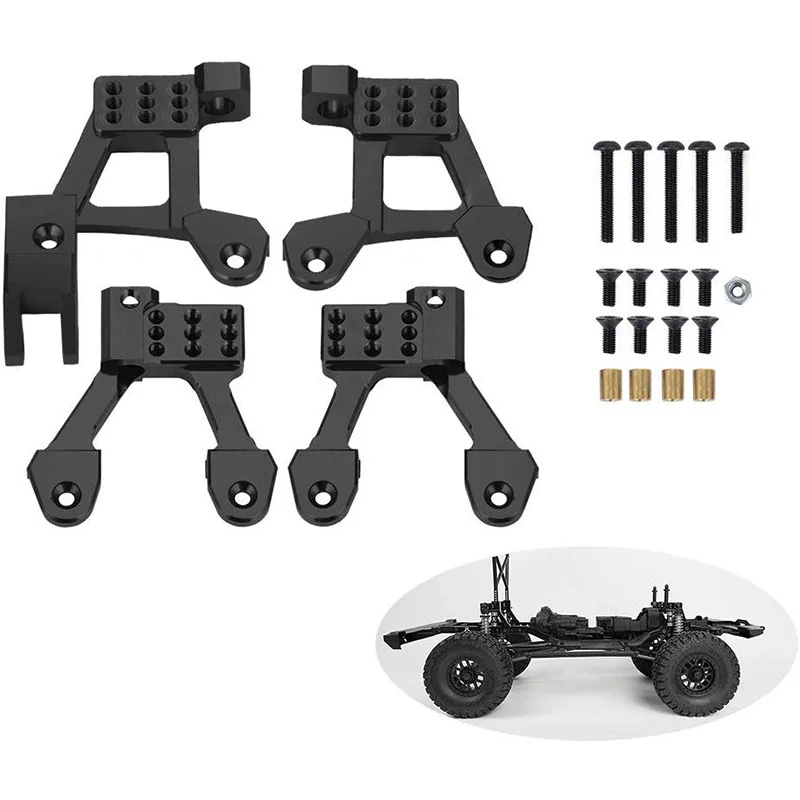 4Pcs Aluminum Front Rear Shock Damper Tower Mount Hoops for AXIAL SCX10 II 90046 90047 1:10 RC Car
4Pcs Aluminum Front Rear Shock Damper Tower Mount Hoops for AXIAL SCX10 II 90046 90047 1:10 RC Car