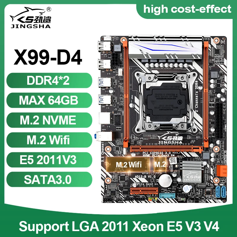Двухканальная материнская плата X99 D4 с поддержкой LGA 2011-3 E5 V3 CPU 2 * DDR4 DIMM 4 * SATA 3
Двухканальная материнская плата X99 D4 с поддержкой LGA 2011-3 E5 V3 CPU 2 * DDR4 DIMM 4 * SATA 3