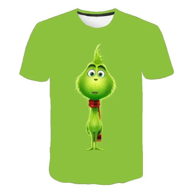 New 3D printed T- shirt movie grinch T- shirt top fashion cute animal pattern men and women fashion clothing T- shirt
New 3D printed T- shirt movie grinch T- shirt top fashion cute animal pattern men and women fashion clothing T- shirt