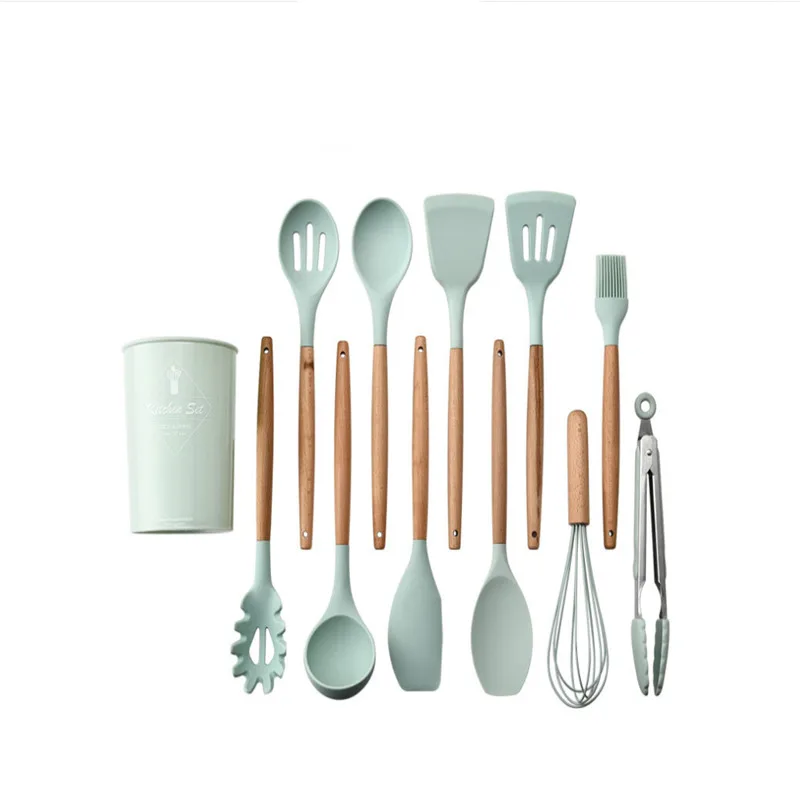 9pcs/11pcs Cooking Tools Set Kitchen Utensils Set Kitchenware Silicone Non-stick Spatula Spoon Cooking Tool Utensilios De Cocina
9pcs/11pcs Cooking Tools Set Kitchen Utensils Set Kitchenware Silicone Non-stick Spatula Spoon Cooking Tool Utensilios De Cocina