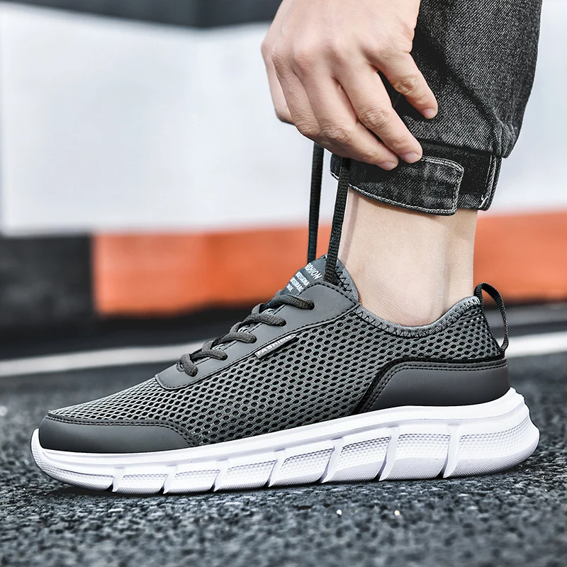 Men Mesh Shoes New Summer Outdoor Walking Men Footwear Lightweight Casual Lace-up Breathable Shoes Sneakers For Male Big Size 48
Men Mesh Shoes New Summer Outdoor Walking Men Footwear Lightweight Casual Lace-up Breathable Shoes Sneakers For Male Big Size 48