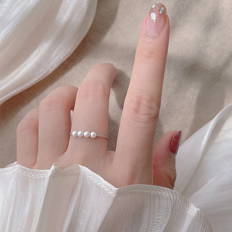 Women Jewelry Simulated Pearl Ring 2021 New Design Sweet Korean Temperament Finger Ring For Girl Fine Accessories
Women Jewelry Simulated Pearl Ring 2021 New Design Sweet Korean Temperament Finger Ring For Girl Fine Accessories