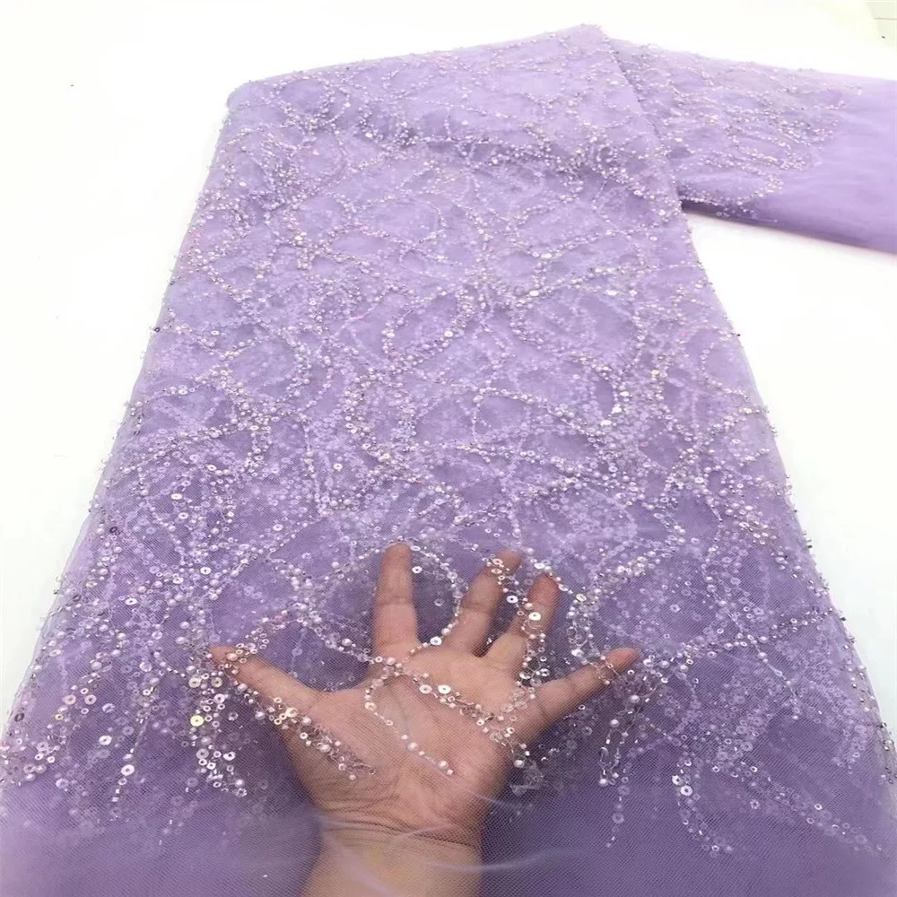African Lace Fabric 2021 High Quality Lace Nigerian 5 Yards Tulle Net Fabrics For Women Party Wedding Diy Sew Dress FB17
African Lace Fabric 2021 High Quality Lace Nigerian 5 Yards Tulle Net Fabrics For Women Party Wedding Diy Sew Dress FB17