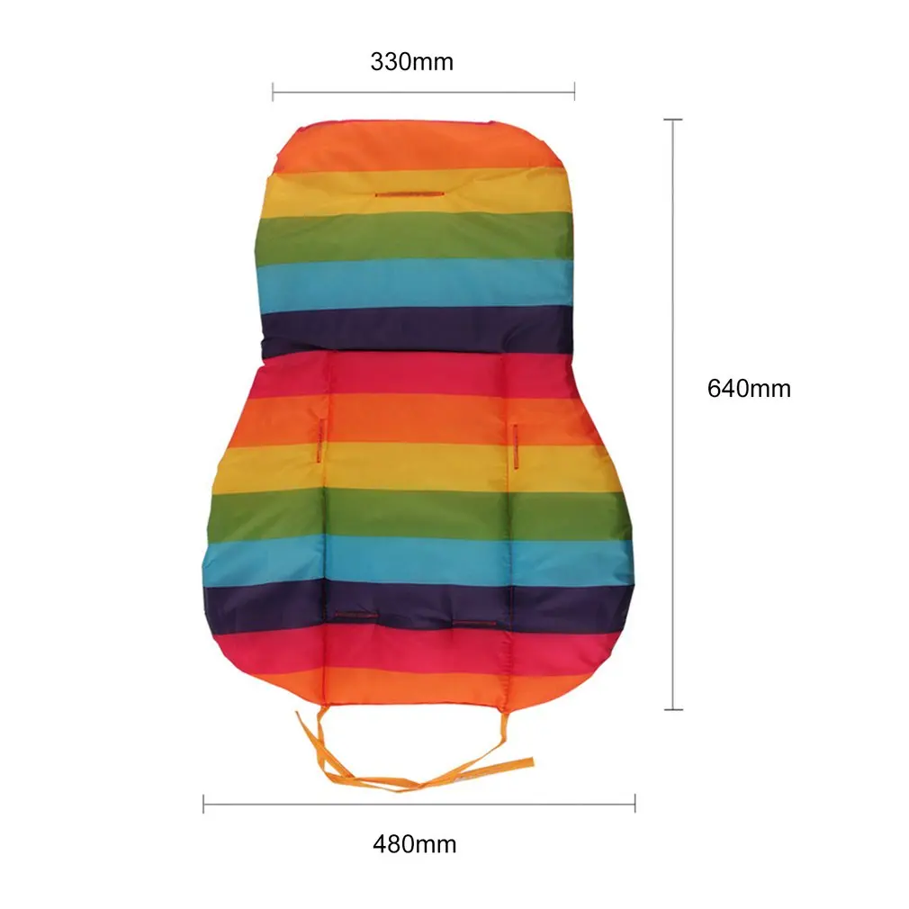 Portable Baby Stroller Seat Cushion Cotton Stripe Baby Car Waterproof Pad Stroller Accessories Pram Rainbow Cotton Thick Mat
Portable Baby Stroller Seat Cushion Cotton Stripe Baby Car Waterproof Pad Stroller Accessories Pram Rainbow Cotton Thick Mat