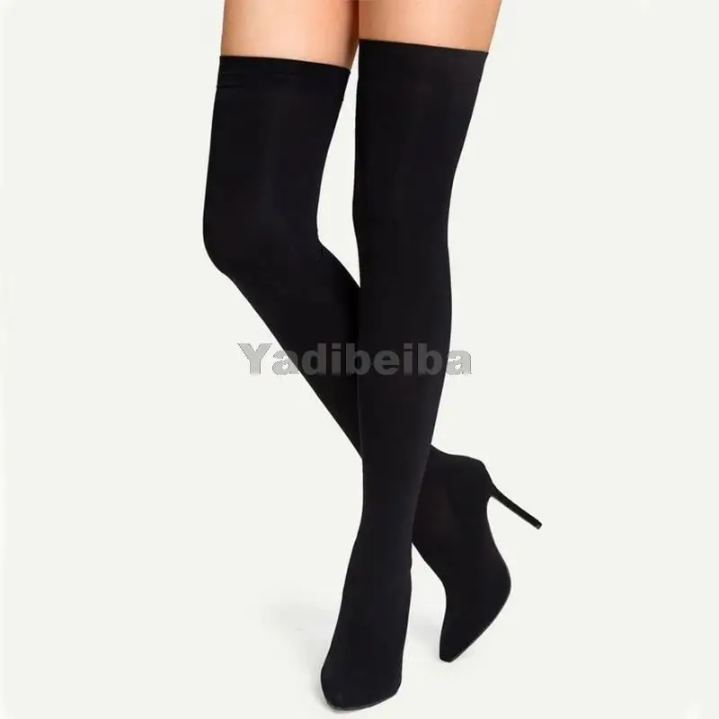 NEW 2021 Fashion Stretch Fabric Sock Boots Pointy Toe Over-the-Knee Heel Thigh High Boots Pointed Toe Woman Boot Shoes Size 43
NEW 2021 Fashion Stretch Fabric Sock Boots Pointy Toe Over-the-Knee Heel Thigh High Boots Pointed Toe Woman Boot Shoes Size 43