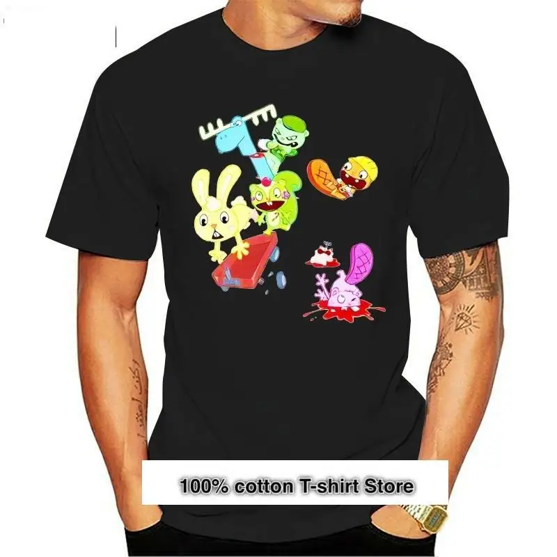 Camiseta Happy Tree Friends para mujer y hombre, camisa de манга corta de algodón
Camiseta Happy Tree Friends para mujer y hombre, camisa de манга corta de algodón