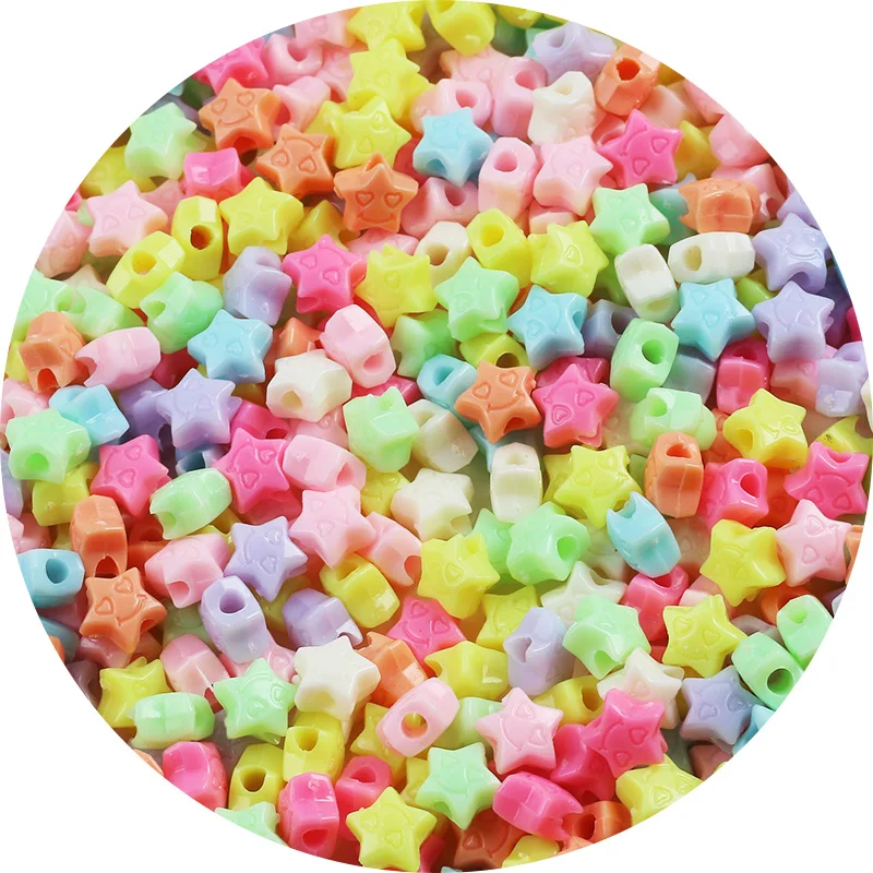 100pcs/lot Mixed Acrylic Beads Colorful Stars Loose Spacer Beads for Needlework Jewelry Making Handmade Diy Bracelet Accessories
100pcs/lot Mixed Acrylic Beads Colorful Stars Loose Spacer Beads for Needlework Jewelry Making Handmade Diy Bracelet Accessories