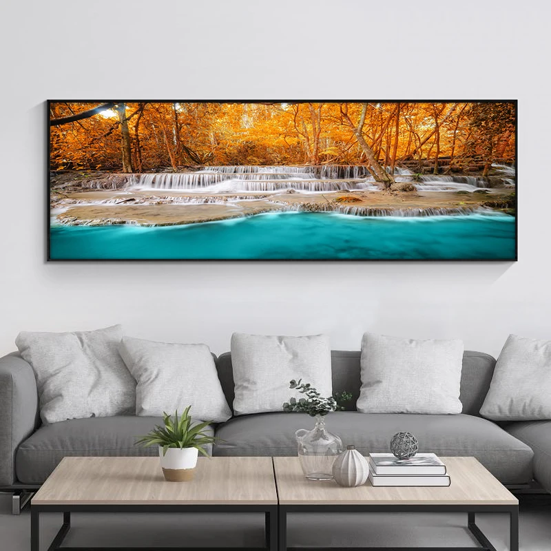 Sunsets Natural Leaves Waterfall Landscape Posters and Prints Canvas Painting Scandinavian Wall Art Picture for Living Room
Sunsets Natural Leaves Waterfall Landscape Posters and Prints Canvas Painting Scandinavian Wall Art Picture for Living Room