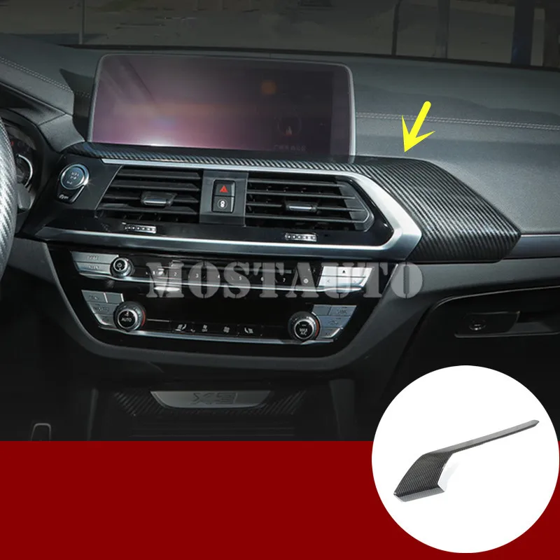 For BMW X3 G01 X4 G02 Carbon Fiber Style Center Console Moulding Cover 2018-2021 1pcs Car Accessories Interior Car Decor
For BMW X3 G01 X4 G02 Carbon Fiber Style Center Console Moulding Cover 2018-2021 1pcs Car Accessories Interior Car Decor