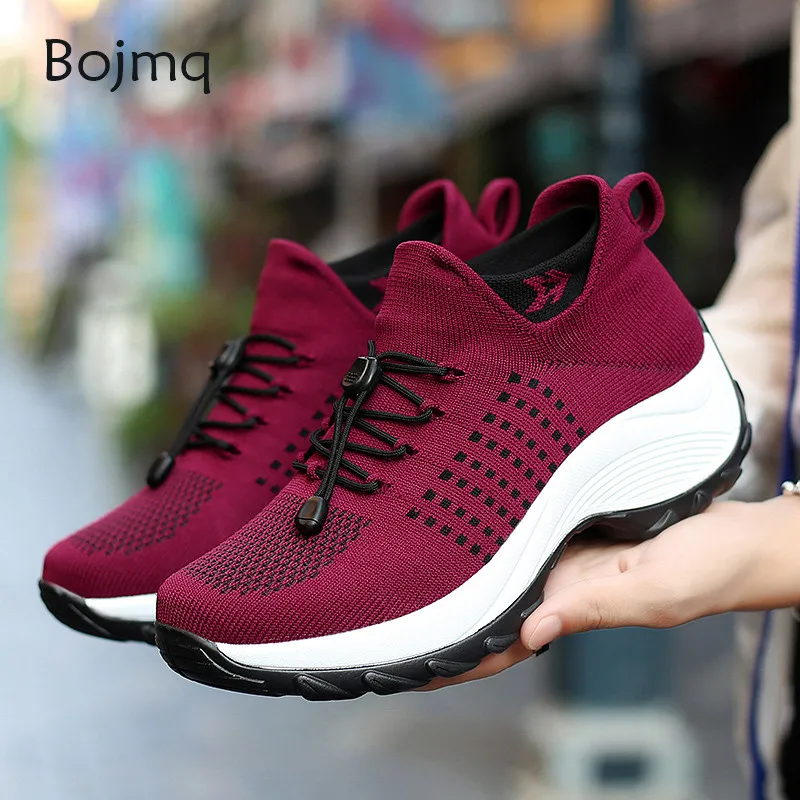 Bojmq tenis feminino Tenis Mujer Новинка 2019 года мягкий светильник спортивная обувь женская для
