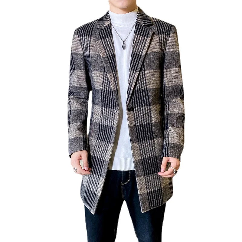 2021 New Men Business Striped Jacket Size S M L XL XXL XXXL Fashion Single-breasted Mens Casual Long Coat
2021 New Men Business Striped Jacket Size S M L XL XXL XXXL Fashion Single-breasted Mens Casual Long Coat