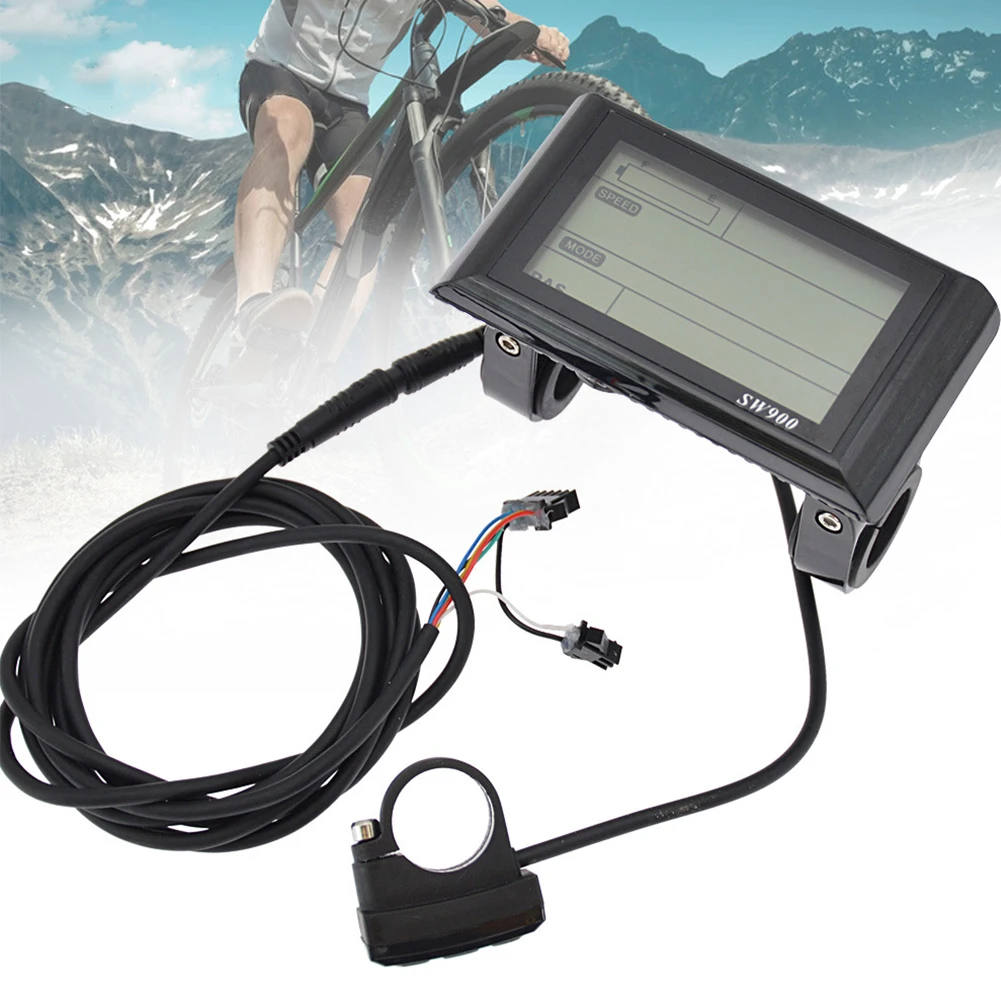 E-bike LCD Display Panel with Speed Distance Time Battery LCD Display Screen for 24V 36V 48V 60V Electric Bicycle Conversion Kit
E-bike LCD Display Panel with Speed Distance Time Battery LCD Display Screen for 24V 36V 48V 60V Electric Bicycle Conversion Kit