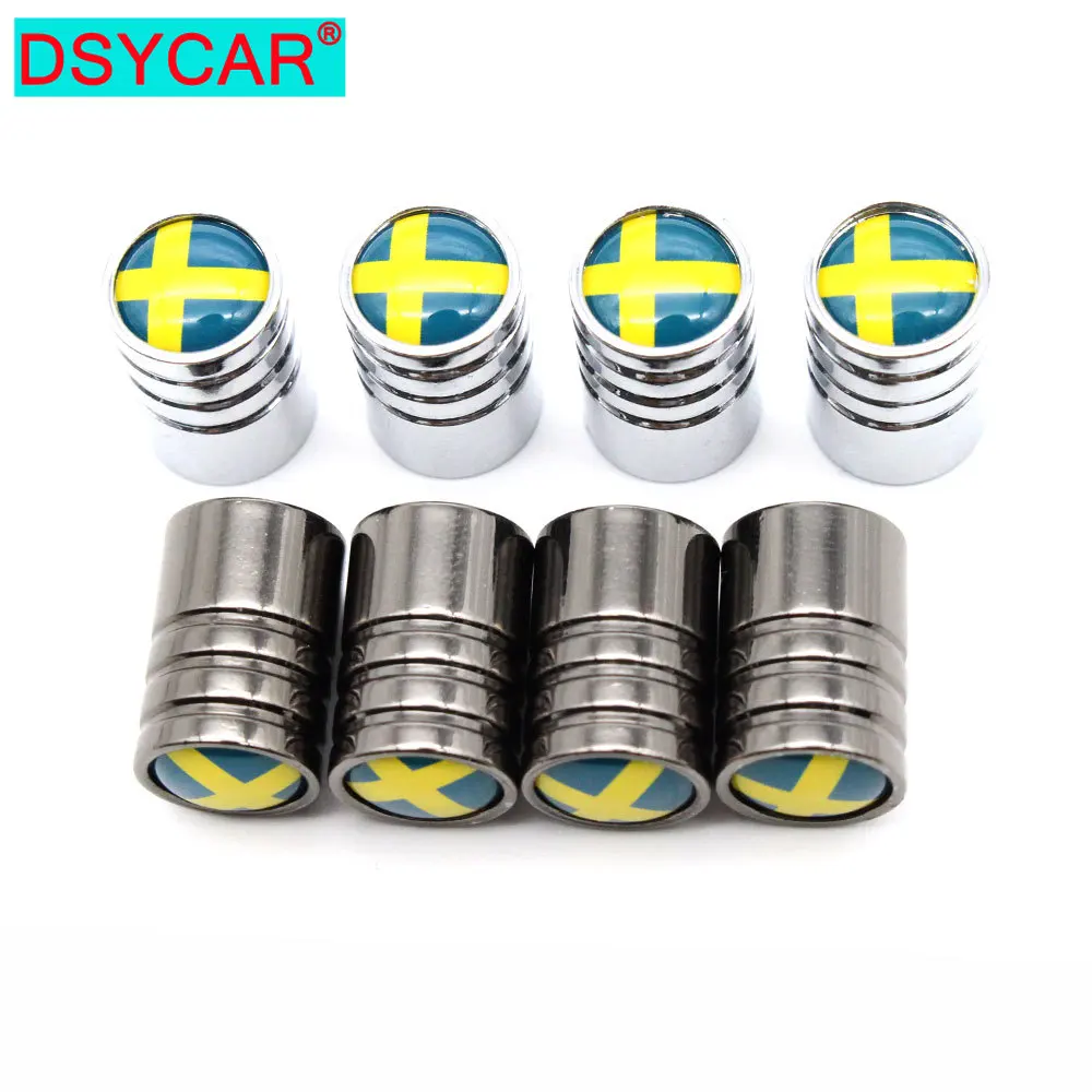 DSYCAR 4 Pcs/Set Car Styling Copper Sweden National Flag Car Tire Valve Caps Wheel Tires Tire Stem Air Cap Airtight Covers
DSYCAR 4 Pcs/Set Car Styling Copper Sweden National Flag Car Tire Valve Caps Wheel Tires Tire Stem Air Cap Airtight Covers