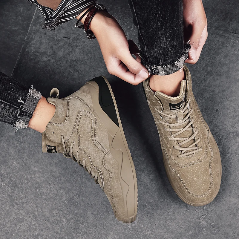 CYYTL Men Snow High Top Shoes Winter Footwear Ankle Sneakers Fur Lined Trendy Outdoor Waterproof Keep Warm Botas Hombre Cuero
CYYTL Men Snow High Top Shoes Winter Footwear Ankle Sneakers Fur Lined Trendy Outdoor Waterproof Keep Warm Botas Hombre Cuero