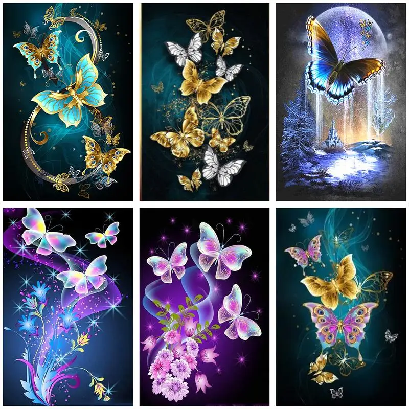 RUOPOTY 5D DIY Diamond Painting Crystal Butterflies Full Square Diamond Embroidery Diamond Mosaic Layout Home Decoration
RUOPOTY 5D DIY Diamond Painting Crystal Butterflies Full Square Diamond Embroidery Diamond Mosaic Layout Home Decoration