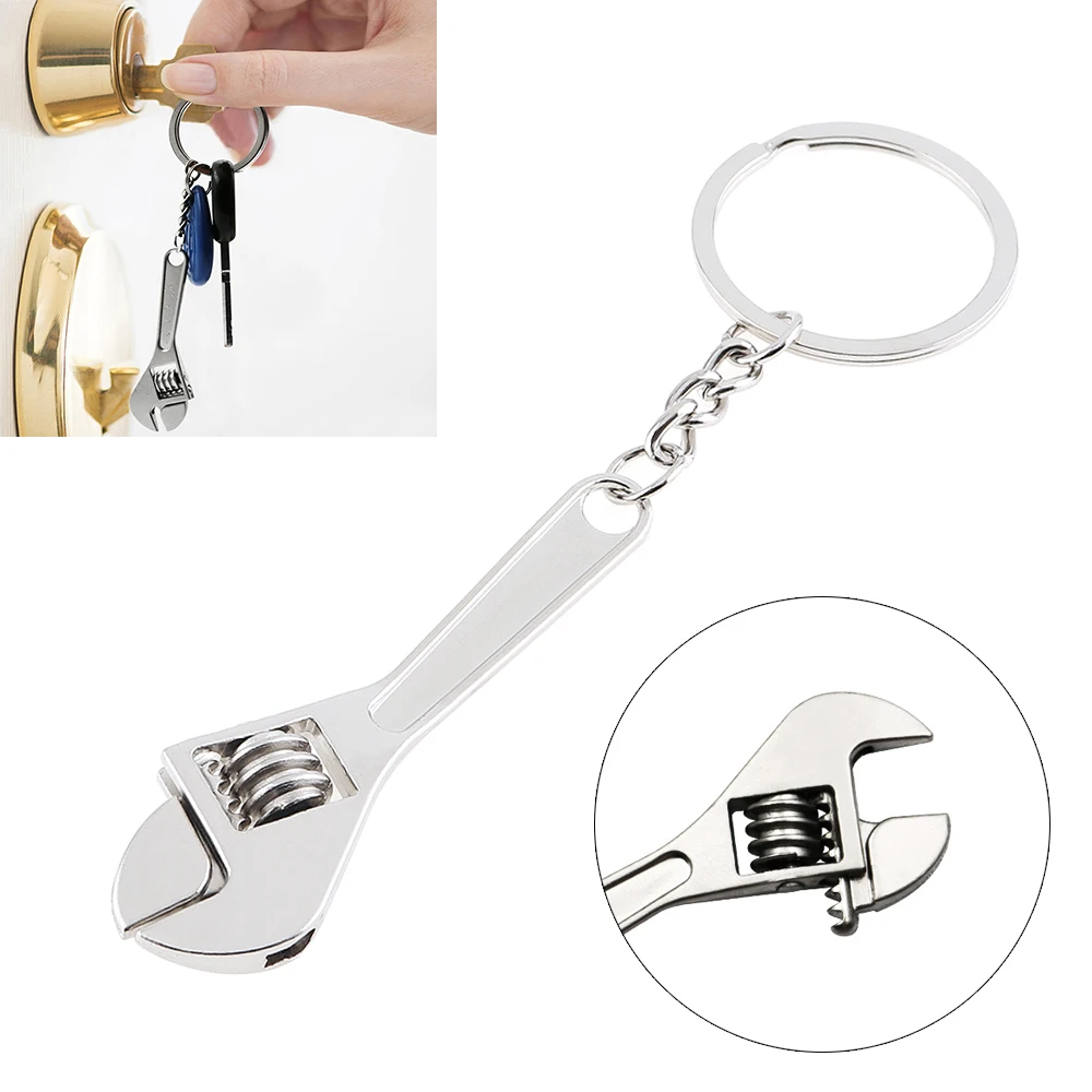 Silver Zinc Alloy Portable Mini Keychain Wrench Adjustable Wrench Spanner with Key Chain for Removing Small Parts
Silver Zinc Alloy Portable Mini Keychain Wrench Adjustable Wrench Spanner with Key Chain for Removing Small Parts