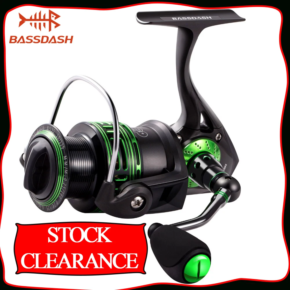 Bassdash ALIEN Spinning Fishing Reel, Ultra Lightweight Carbon Reel, with Corrosion Resistant Bearings & Carbon Fiber Drag
Bassdash ALIEN Spinning Fishing Reel, Ultra Lightweight Carbon Reel, with Corrosion Resistant Bearings & Carbon Fiber Drag