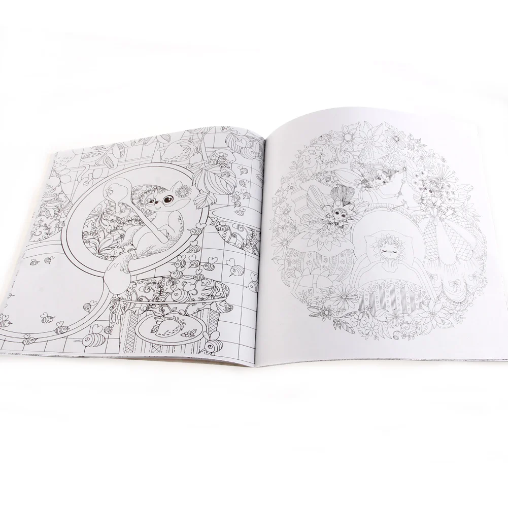 English Adult mystery Garden Treasure Hunt Coloring Painting Book 
English Adult mystery Garden Treasure Hunt Coloring Painting Book
