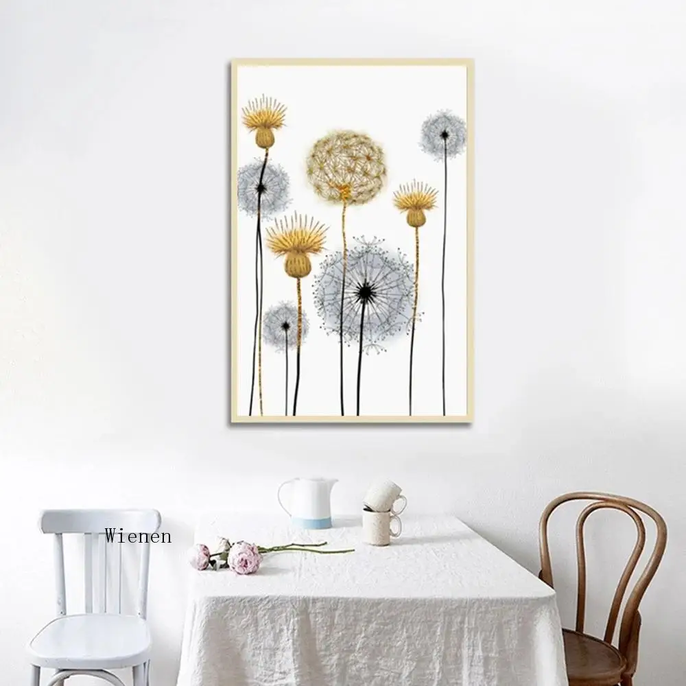 Nordic Abstract Dandelion Wall Art Canvas Painting Print Picture for Home Decoration Beautiful Flower Posters Living Room Decor 
Nordic Abstract Dandelion Wall Art Canvas Painting Print Picture for Home Decoration Beautiful Flower Posters Living Room Decor
