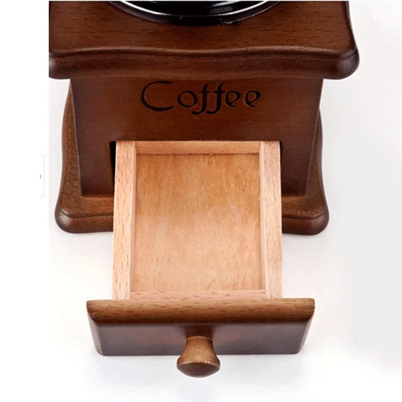 Retro Stainless Ceramic Manual Coffee Bean Grinder Nut Mill Hand Grinding Vintage Mill Tool
Retro Stainless Ceramic Manual Coffee Bean Grinder Nut Mill Hand Grinding Vintage Mill Tool