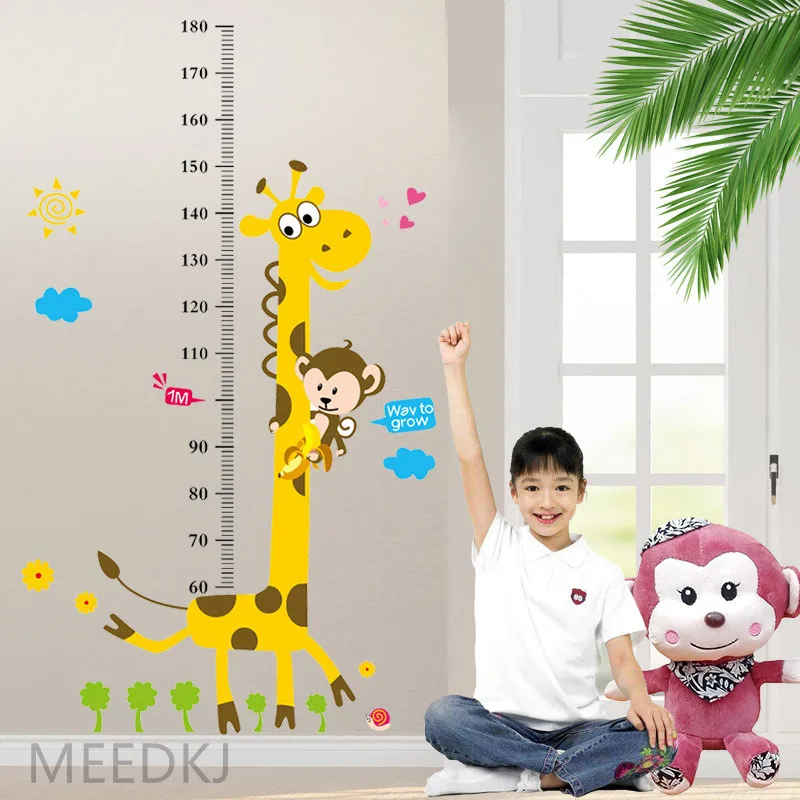 1pcs children's room decorations cartoon wallpaper wall stickers giraffe height height sight stickers
1pcs children's room decorations cartoon wallpaper wall stickers giraffe height height sight stickers