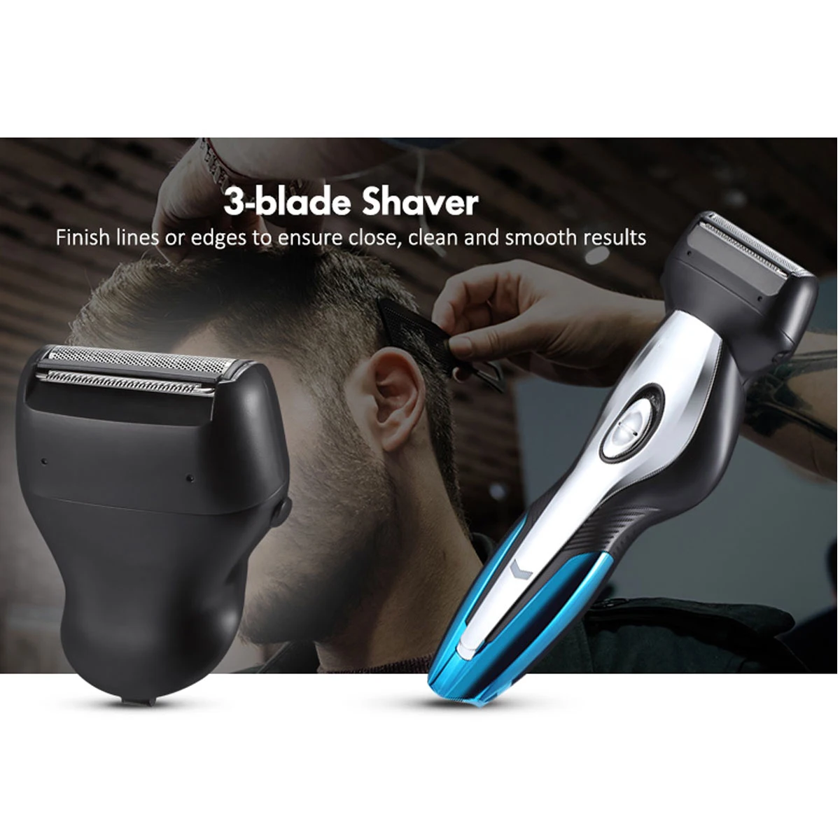 Electric Clipper Professional Hair Trimmer for Men Rechargeable Hair Cutter Beard Nose Trimmer Shaving Machine Electric Trimmer
Electric Clipper Professional Hair Trimmer for Men Rechargeable Hair Cutter Beard Nose Trimmer Shaving Machine Electric Trimmer