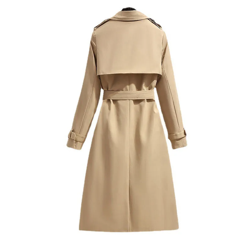 Elegant Lady Coat 2022 New Autumn Windbreaker Women Spring Coats Loose Trench Coat Fashion Female All-match Long Overcoat OK1054
Elegant Lady Coat 2022 New Autumn Windbreaker Women Spring Coats Loose Trench Coat Fashion Female All-match Long Overcoat OK1054
