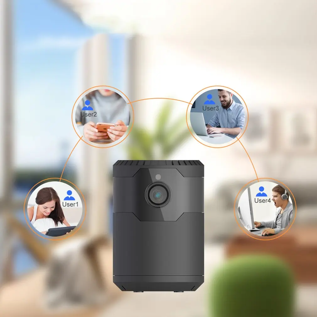 VRT-VD3 360 Degrees Smart Mini Camera Mobile Remote Night Vision Wireless Camera For Home Interior Children