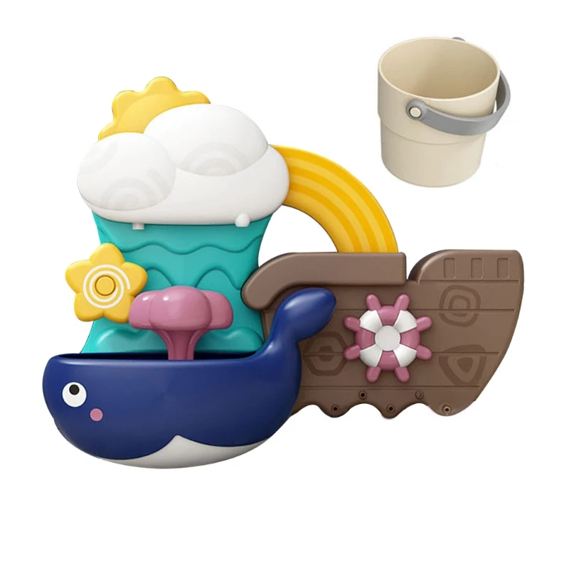 Игрушка для купания в ванную комнату, вращающаяся игрушка для малышей с 3 мощными присосками для купания детей
Игрушка для купания в ванную комнату, вращающаяся игрушка для малышей с 3 мощными присосками для купания детей