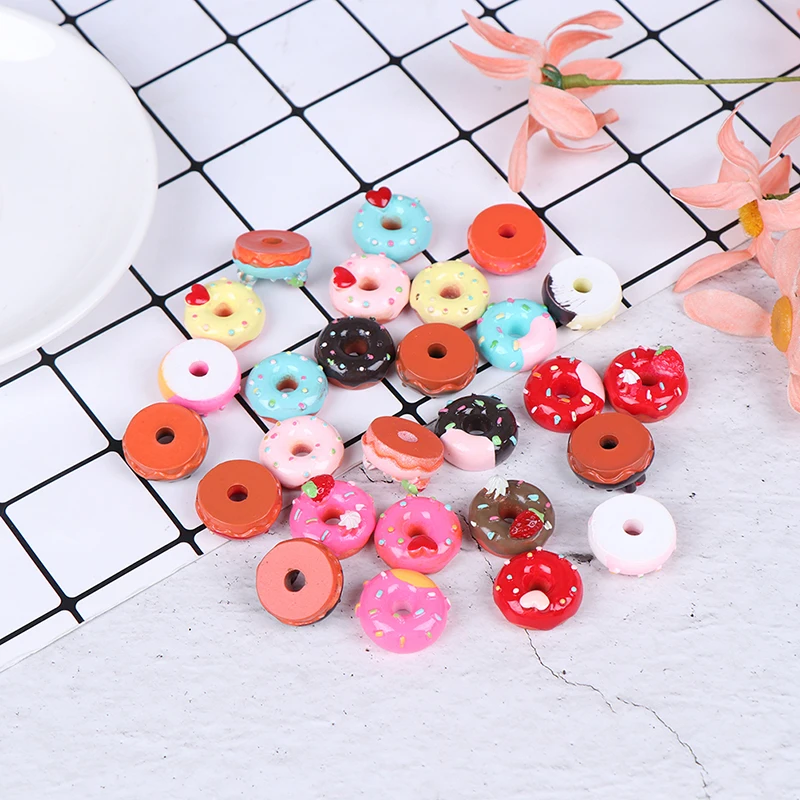 10Pcs Mixed Resin Candy Donut Beads 1:12 Dollhouse Miniature Candy Donut Bread Doll House Kitchen Decor
10Pcs Mixed Resin Candy Donut Beads 1:12 Dollhouse Miniature Candy Donut Bread Doll House Kitchen Decor