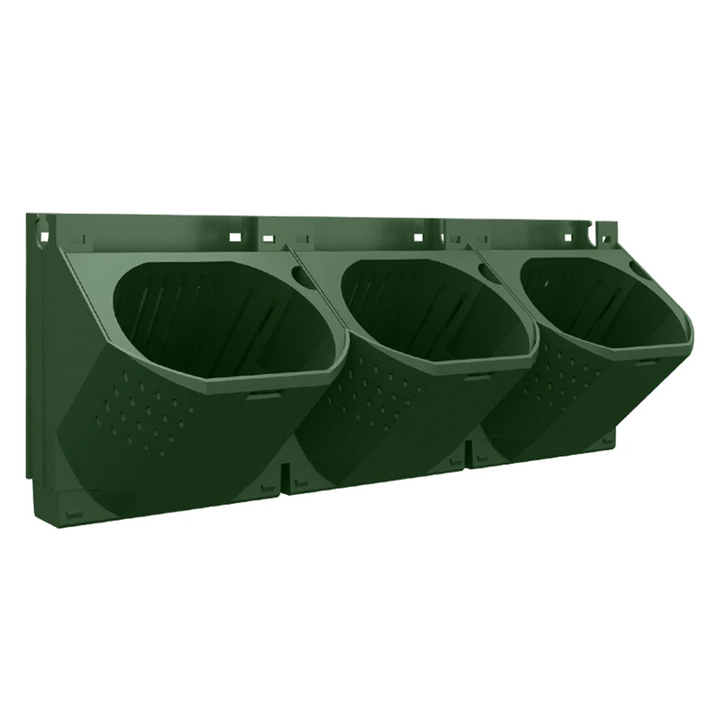 Self Watering Three-hole Flower Pot Ring Wall Planter Garden Pots Vertical Wall Hanging Plants Bonsai Pot For Outdoor Decor
Self Watering Three-hole Flower Pot Ring Wall Planter Garden Pots Vertical Wall Hanging Plants Bonsai Pot For Outdoor Decor