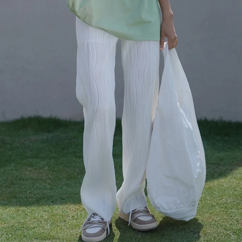 Casual High Waist Loose Wide Leg Pants for Women 2021 Spring Summer Female Floor-Length White Suits Pants Ladies Long Trousers
Casual High Waist Loose Wide Leg Pants for Women 2021 Spring Summer Female Floor-Length White Suits Pants Ladies Long Trousers
