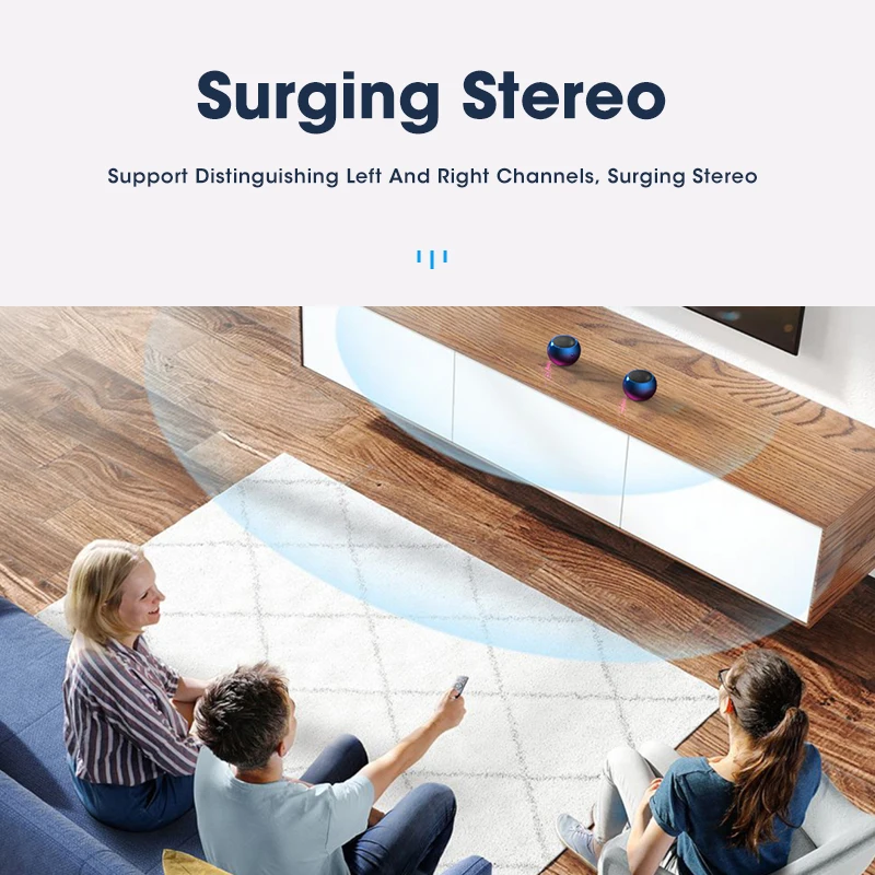 Home Theater Subwoofer Mini Bluetooth Portable Speakers True Wireless Powerful Bass Stereo Sound Speaker Columns Not Sound bar
Home Theater Subwoofer Mini Bluetooth Portable Speakers True Wireless Powerful Bass Stereo Sound Speaker Columns Not Sound bar