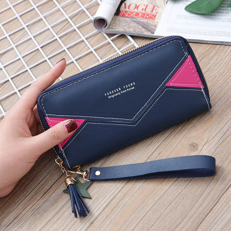 Women Patchwork Panelled Zipper Wallet Star Tassel Long Billfold Coin Pocket Change Purse Bank Credit ID Card Holders Cover Bag
Women Patchwork Panelled Zipper Wallet Star Tassel Long Billfold Coin Pocket Change Purse Bank Credit ID Card Holders Cover Bag