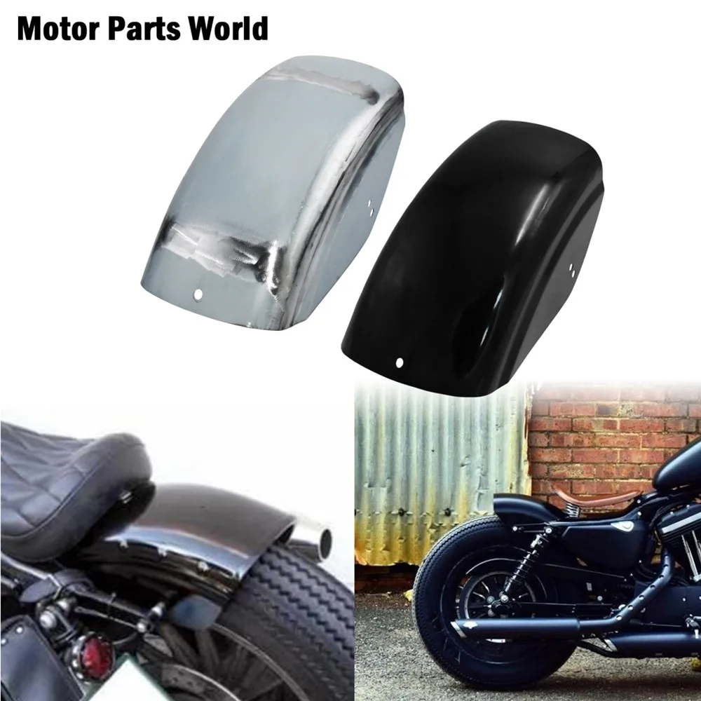 Motorcycle Black Chrome Short Flat Rear Fender Mud Guard Bobber Cafe Racer Mudguard Cover For Harley Sportster XL883 XL1200
Motorcycle Black Chrome Short Flat Rear Fender Mud Guard Bobber Cafe Racer Mudguard Cover For Harley Sportster XL883 XL1200