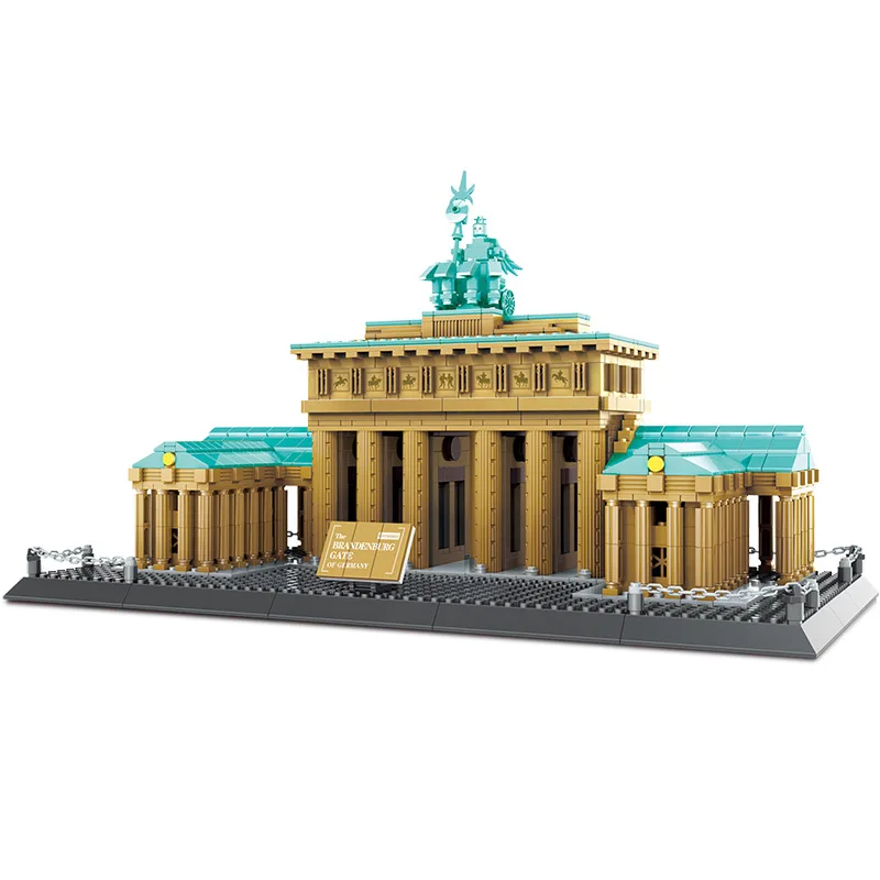 2021 NEW World Famous City Germany Brandenburger Tor Landscape Building Blocks Kit Bricks Classic DIY Sets Model Kids Toys Gift
2021 NEW World Famous City Germany Brandenburger Tor Landscape Building Blocks Kit Bricks Classic DIY Sets Model Kids Toys Gift