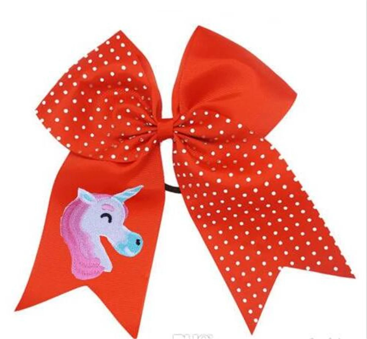 Hair Bows 7"Cheerleading Rhinestone Bling Cheer Bows With Elastic Band Embroidered Unicorn Bow For Girls
Hair Bows 7"Cheerleading Rhinestone Bling Cheer Bows With Elastic Band Embroidered Unicorn Bow For Girls