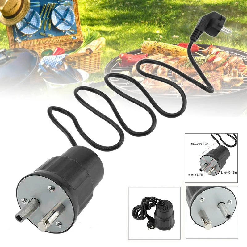 New Aluminum Electric Barbecue Rotisserie Roaster Motor Pike Rotator 220~240V Grill Motor Barbecue Motor Black
New Aluminum Electric Barbecue Rotisserie Roaster Motor Pike Rotator 220~240V Grill Motor Barbecue Motor Black