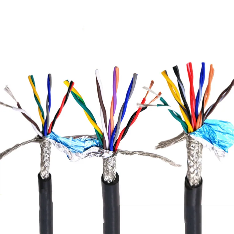 100 м 20AWG 22AWG 2-жильный 4-жильный 6-жильный 8-жильный кабель 1 метр 485 для сигнала связи