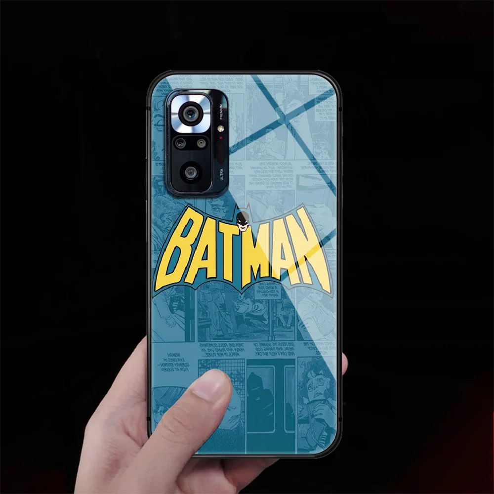B-Batmans Tempered Glass Phone Case Cover For Xiaomi Redmi Note 7 8 9 10 K40 A C S T Pro Black Trend Shell Black
B-Batmans Tempered Glass Phone Case Cover For Xiaomi Redmi Note 7 8 9 10 K40 A C S T Pro Black Trend Shell Black