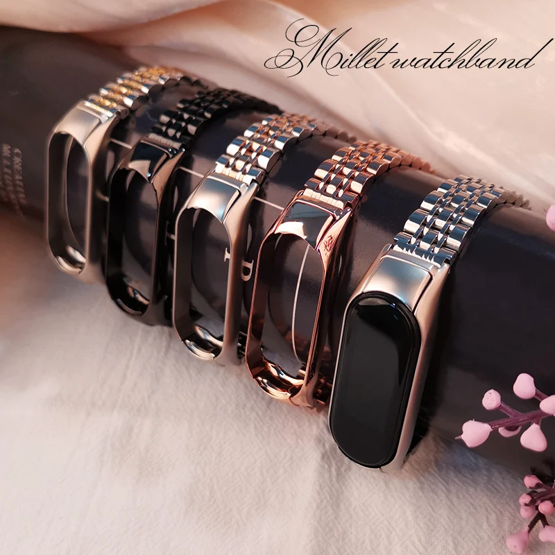 For Mi Band 6 5 Replacement Metal Strap MiBand3 Strap Metal Case For Xiaomi Mand 5 Wrist Strap Stainles Steel Bracelet Wristband
For Mi Band 6 5 Replacement Metal Strap MiBand3 Strap Metal Case For Xiaomi Mand 5 Wrist Strap Stainles Steel Bracelet Wristband