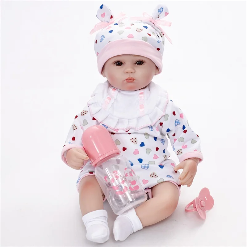 Baby Playmate 42cm Rebirth Doll Plastic Gril Rebirth Doll Reborn Realistic Silicone Vinyl Doll For Newborn Plush For Child Gifts
Baby Playmate 42cm Rebirth Doll Plastic Gril Rebirth Doll Reborn Realistic Silicone Vinyl Doll For Newborn Plush For Child Gifts